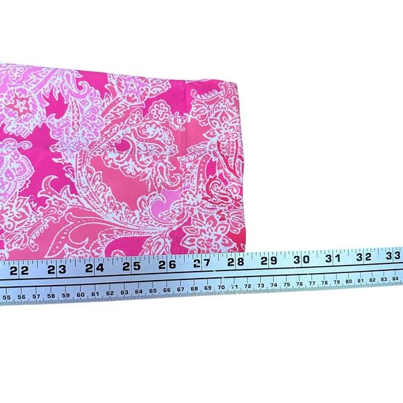 IBKUL Pascha Pants Women’s 4 Pink Baroque Floral Paisley Golf Active Pockets - Picture 10 of 11